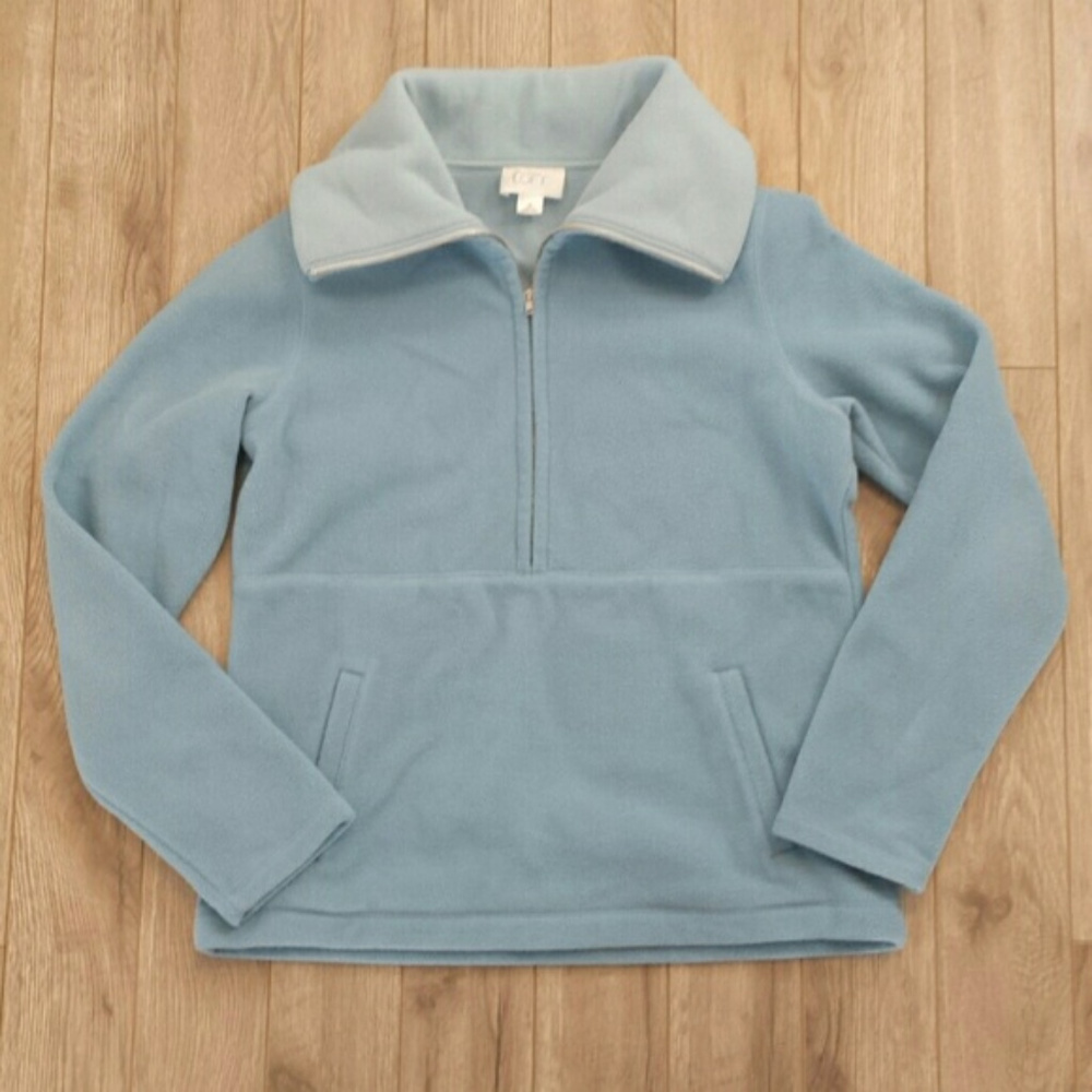 Ann Taylor Loft fleece half zip pullover